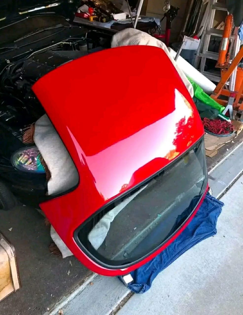 Red Mazda Miata NC Hardtop