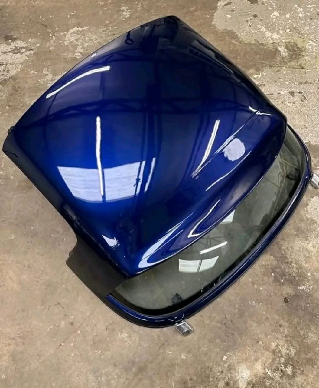 OEM Mazda Miata Stormy Metallic Blue Hard Top - Image 4